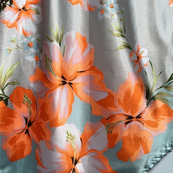 Victoria's Secret Green and Orange Chemise with Halter Neck - Picture 4 of 8